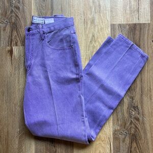Vintage 90s y2k high rise Arizona Jean Company Purple Denim Jeans -Straight Rise
